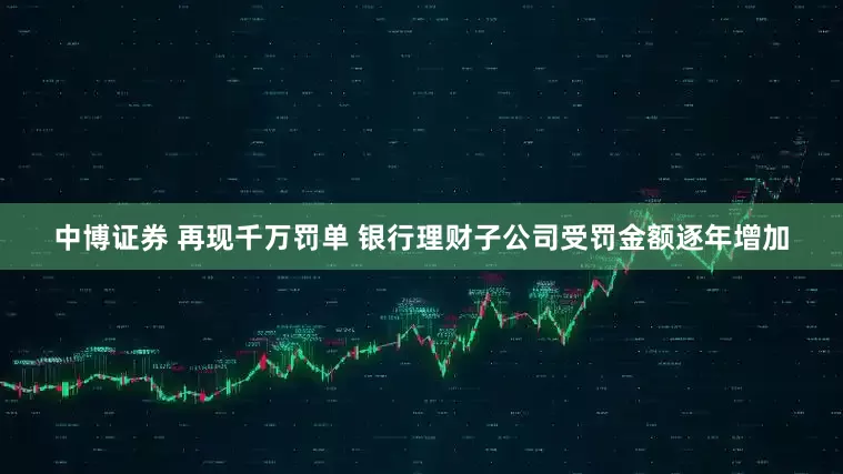 中博证券 再现千万罚单 银行理财子公司受罚金额逐年增加