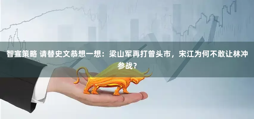 智宣策略 请替史文恭想一想：梁山军再打曾头市，宋江为何不敢让林冲参战？