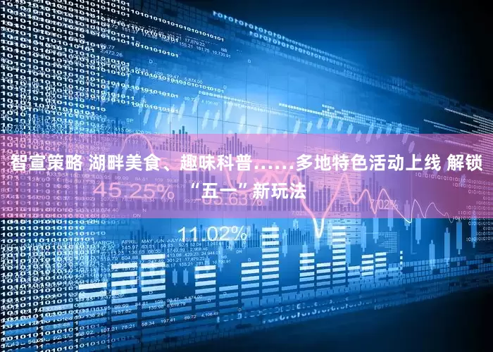 智宣策略 湖畔美食、趣味科普……多地特色活动上线 解锁“五一”新玩法